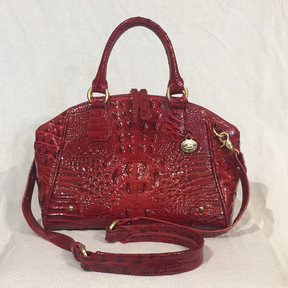 Red Brahmin bag used very few times.